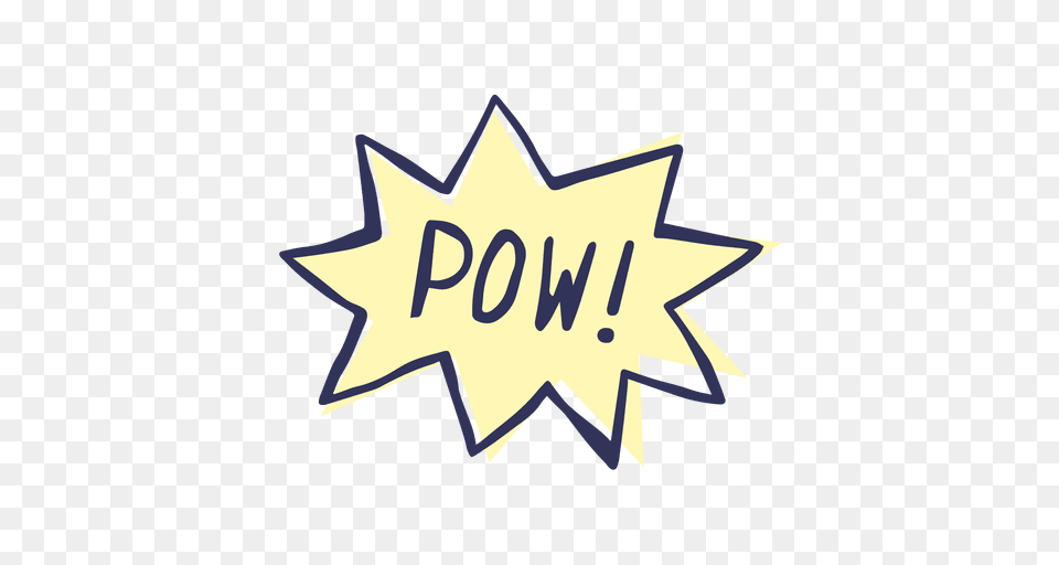 Pow Cartoon Comic Slang Words, Symbol, Logo Free Transparent Png