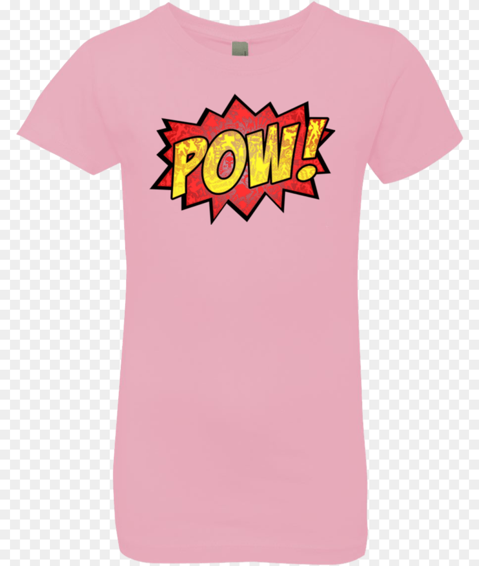 Pow Girls Premium T Shirt Active Shirt, Clothing, T-shirt Free Png Download