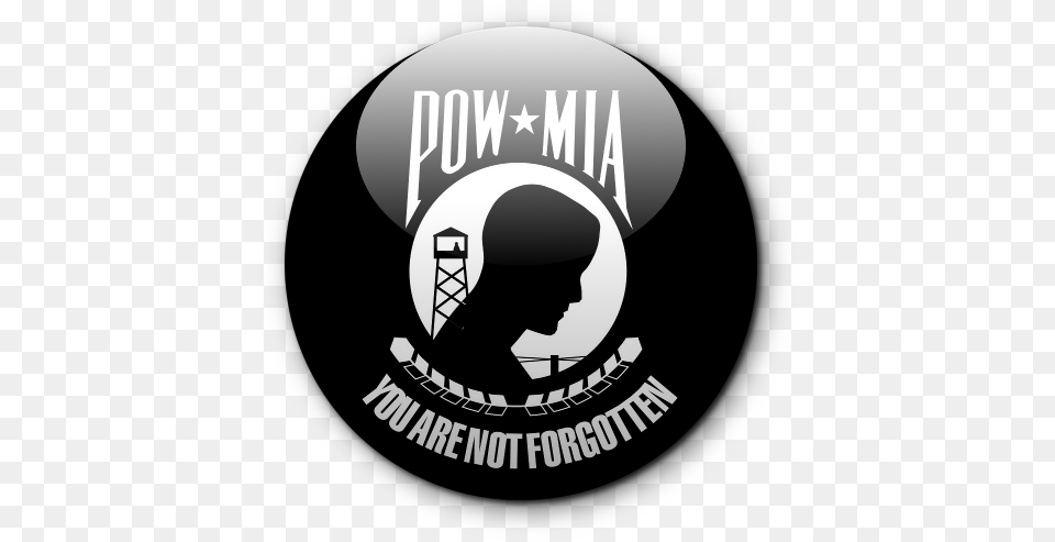 Pow Mia Flag, Logo, Face, Head, Person Free Png Download