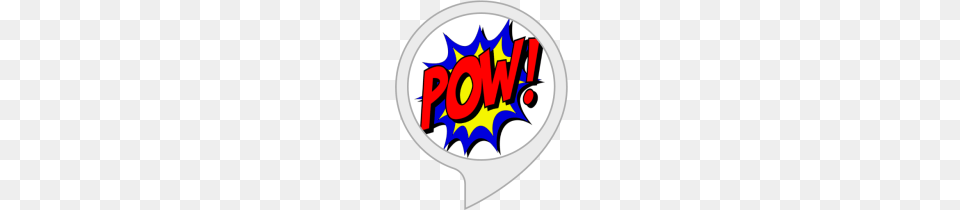 Pow Pow Alexa Skills, Logo, Symbol, Disk, Badge Png Image