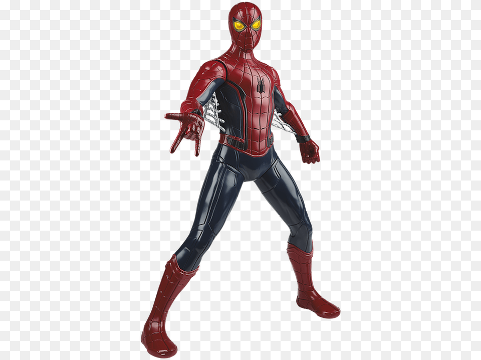 Pow Spiderman Hasbro Marvel Spider Man, Clothing, Costume, Person, Appliance Free Png