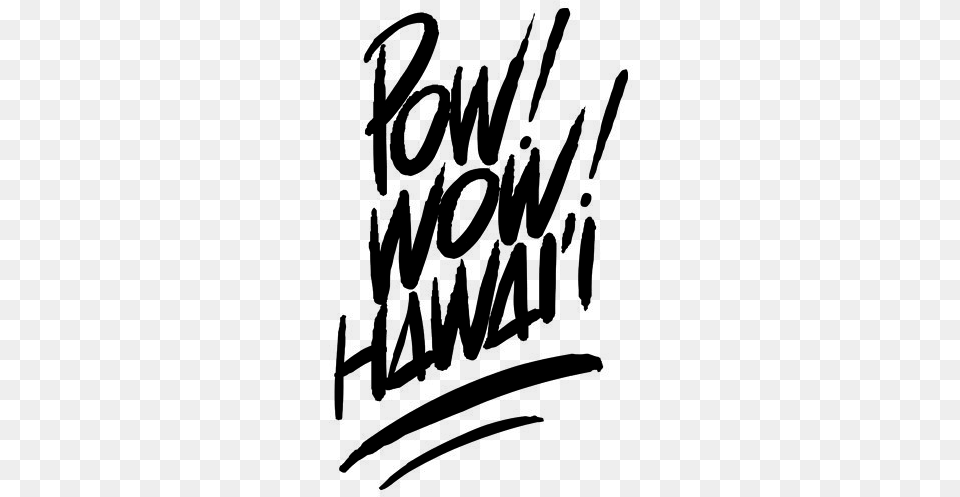Pow Wow Hawaii Logo Hawaii, Gray Free Transparent Png