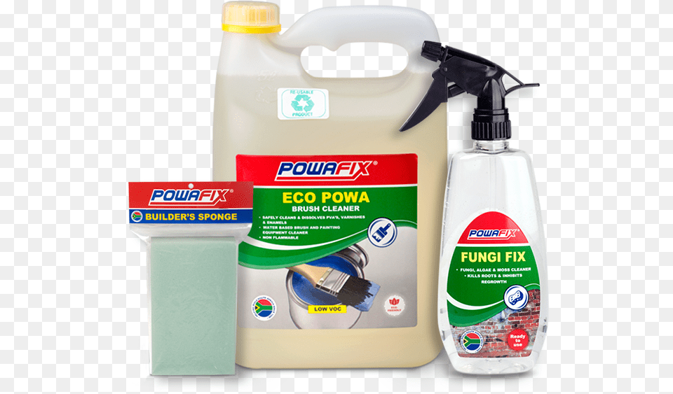 Powafix Cleaning Products Powafix Anchor Crete Dark Grey, Person, Bottle, Brush, Device Free Png Download