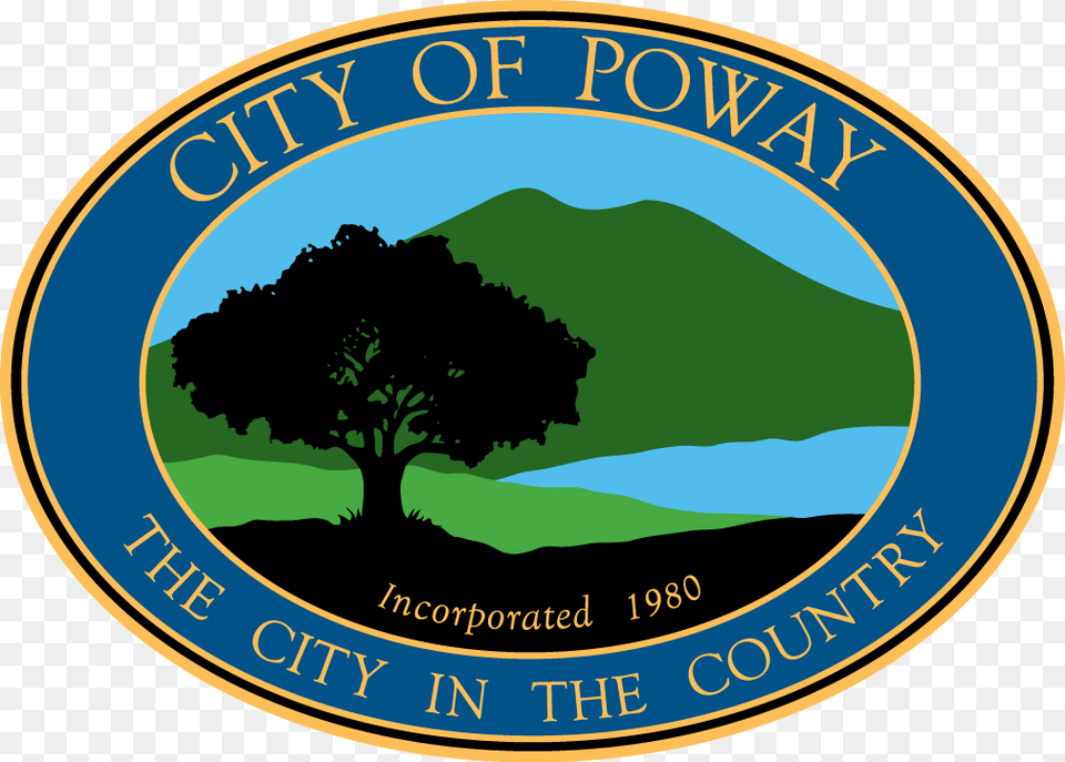 Poway Landscape Maintenance District Informational City Of Poway Logo, Plant, Tree, Architecture, Building Free Png