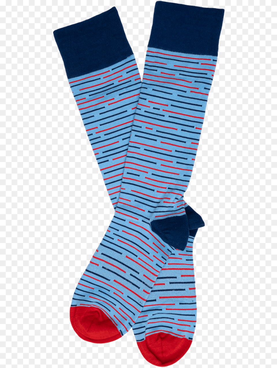 Powder Blue Broken Stripes, Clothing, Hosiery, Sock Free Transparent Png