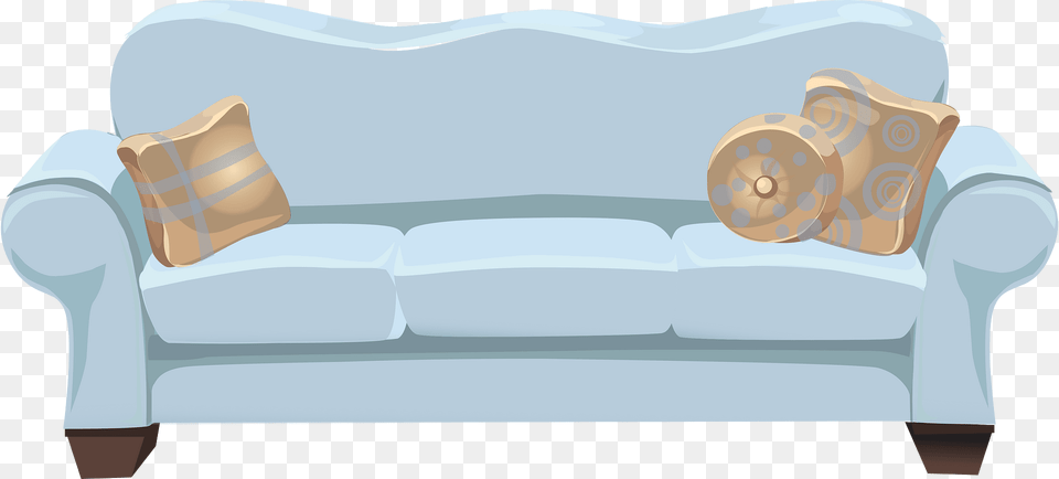 Powder Blue Sofa Clipart, Couch, Furniture, Crib, Infant Bed Free Transparent Png