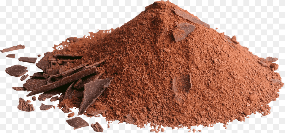 Powder Chocolate, Cocoa, Dessert, Food, Soil Png Image