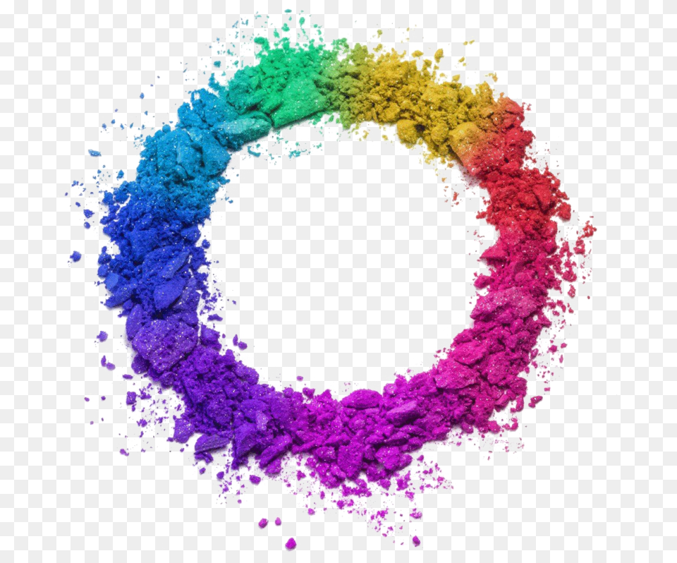 Powder Circle, Purple, Dye, Art, Graphics Free Png