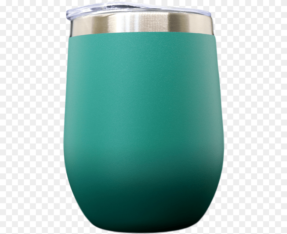 Powder Coated Wine Goblet Pine Green Cylinder, Jar, Pottery, Can, Tin Free Png Download