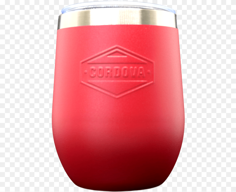 Powder Coated Wine Goblet Red Cylinder, Glass, Jar, Can, Tin Free Png