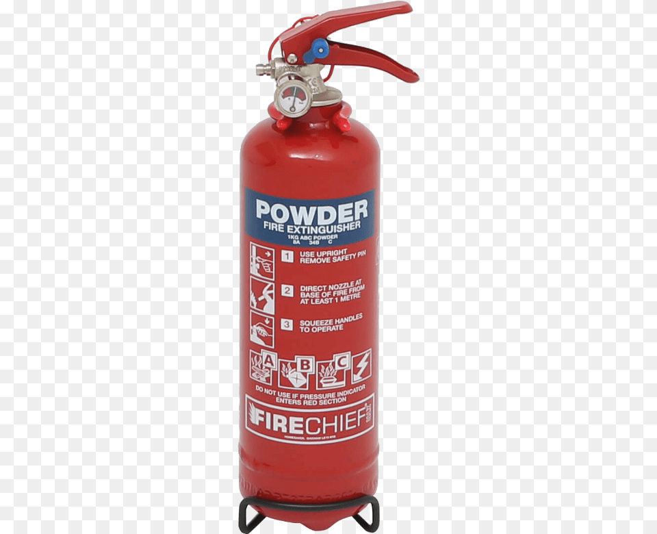 Powder Extinguisher Fire Extinguisher Powder Label, Cylinder, Food, Ketchup Free Png Download