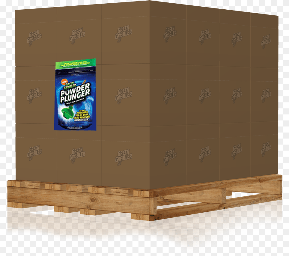 Powder Plunger Toilet Clog Remover Green Gobbler, Box, Crate, Wood, Cardboard Free Png Download