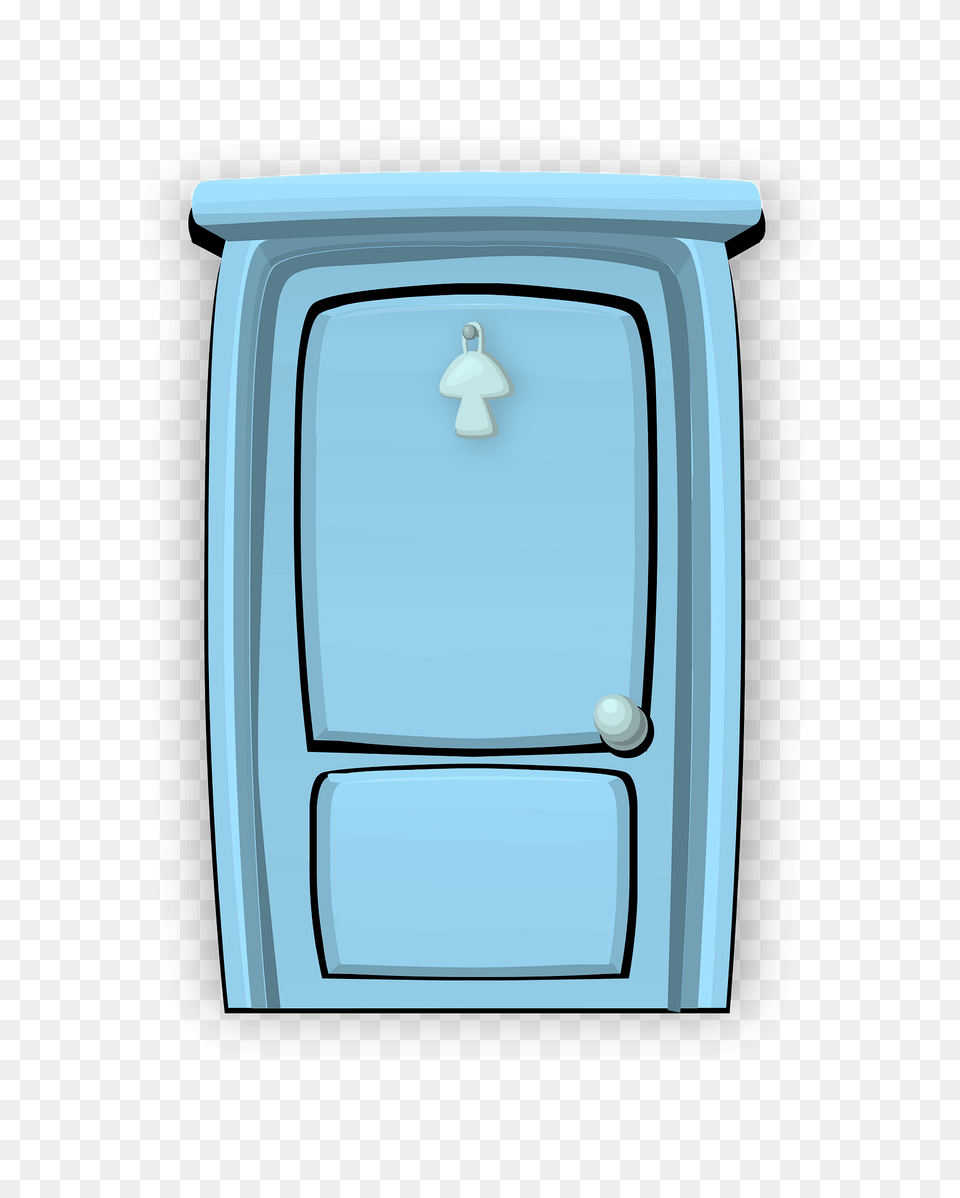 Powdered Blue Door Clipart, Electrical Device, Switch, Furniture Free Png