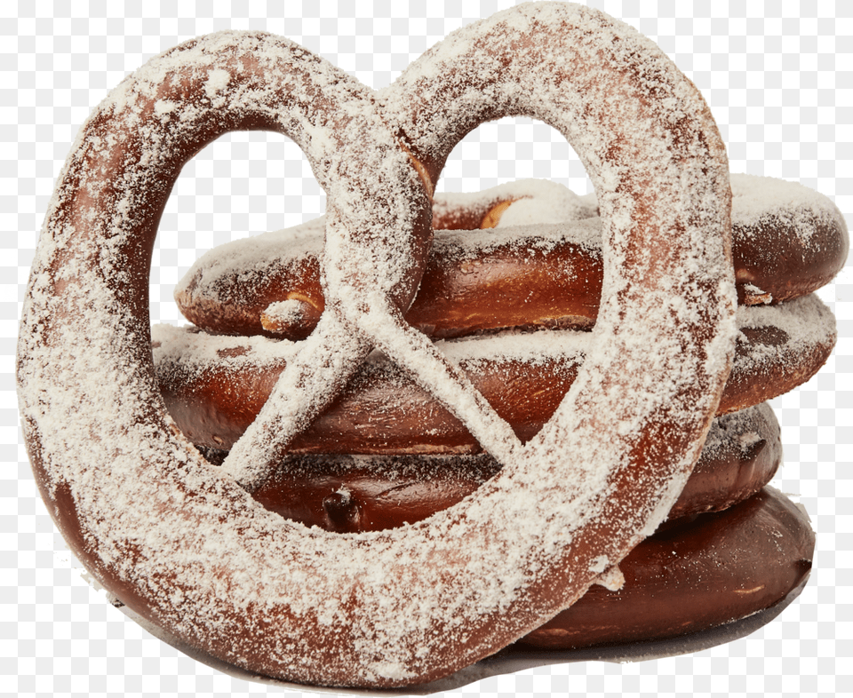 Powdered Sugar, Food, Pretzel, Bread, Face Free Transparent Png