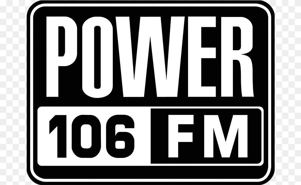Power 106 Fm Power, Sign, Symbol, Text, Scoreboard Png Image