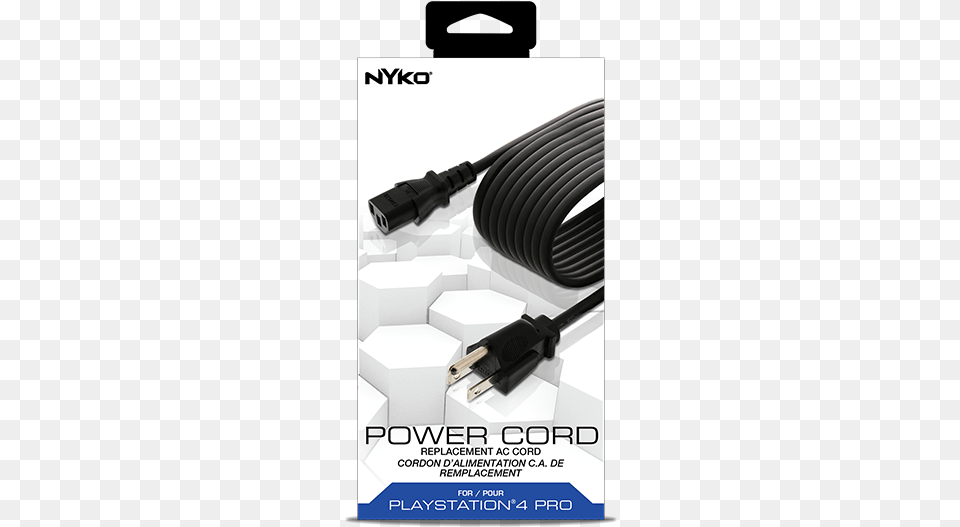 Power Cord Pro For Playstation4 Pro Ps4 Pro Power Cord Specs, Adapter, Electronics, Cable Png