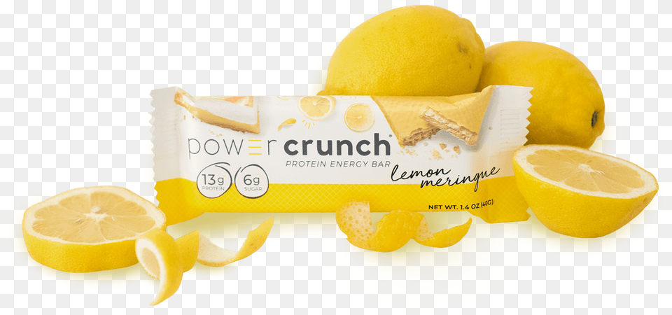 Power Crunch Lemon Meringue, Citrus Fruit, Food, Fruit, Plant Free Png Download
