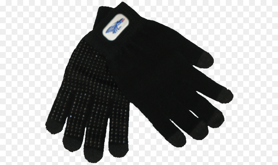 Power Dragon Text Touch Gloves Woolen, Clothing, Glove, Baseball, Baseball Glove Png Image