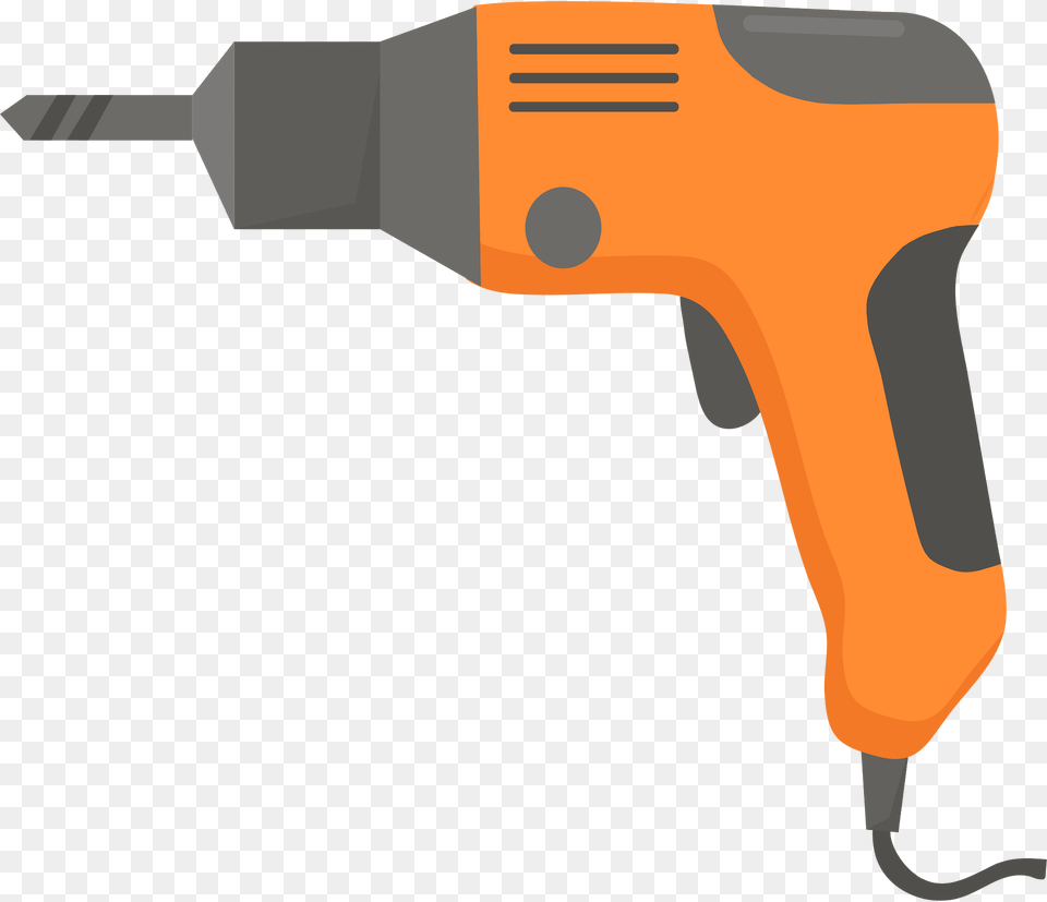 Power Drill Clipart, Device, Power Drill, Tool, Smoke Pipe Free Png Download