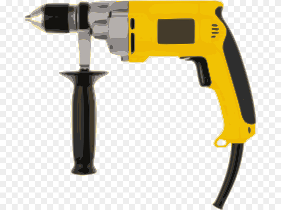 Power Drill Drill Boring Machine Tools Carpentry, Device, Power Drill, Tool, Gun Free Transparent Png