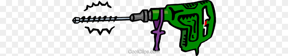 Power Drill Royalty Vector Clip Art Illustration, Device, Power Drill, Tool, Outdoors Free Png
