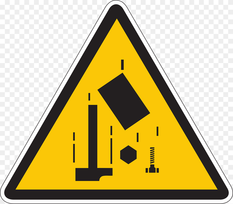 Power Electric Symbol, Sign, Road Sign, Triangle Free Png