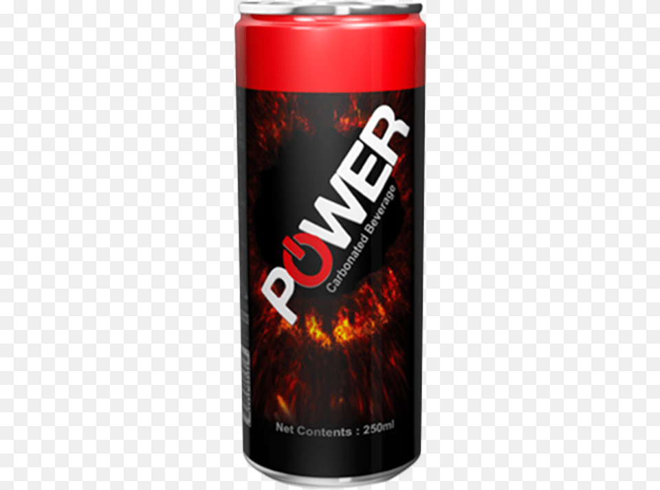 Power Energy Drink Caffeinated Drink, Can, Tin Png