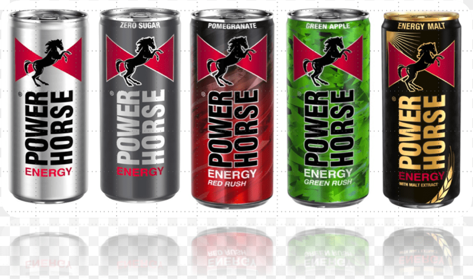 Power Horse Energy Drinks, Can, Tin Png Image