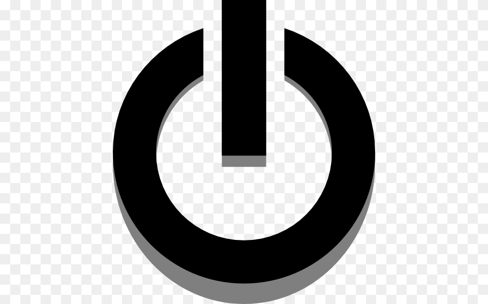 Power Icon Button Svg Clip Arts Youtube White And Black, Symbol, Text, Number Free Transparent Png