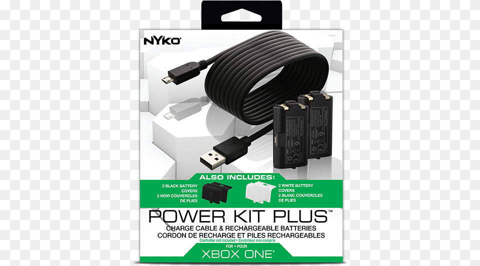 Power Kit Plus For Xbox One Nyko Power Kit Plus Xbox One, Adapter, Electronics, Appliance, Blow Dryer Free Png