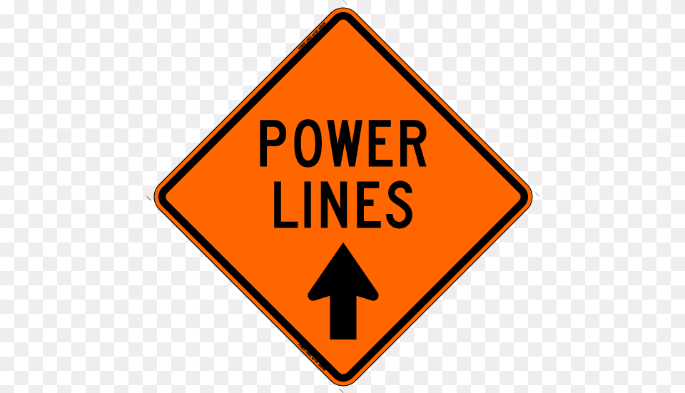Power Lines, Sign, Symbol, Road Sign Free Png