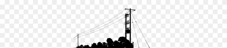 Power Lines, Utility Pole, Bow, Weapon, Cable Free Transparent Png