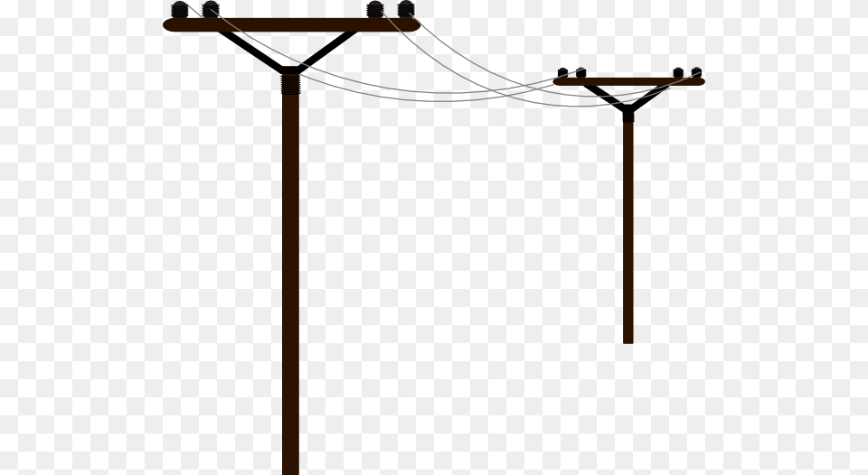 Power Lines Clip Art, Utility Pole, Bow, Weapon Png Image