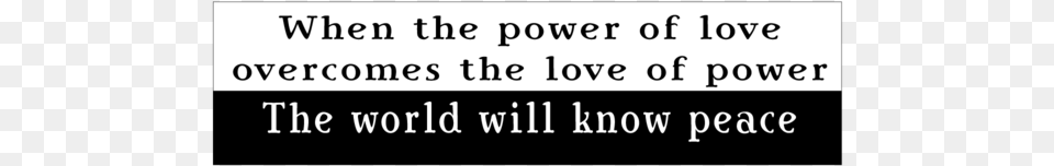 Power Of Love Jimi Hendrix Bumper Sticker Love Of Power The World, Text Free Png