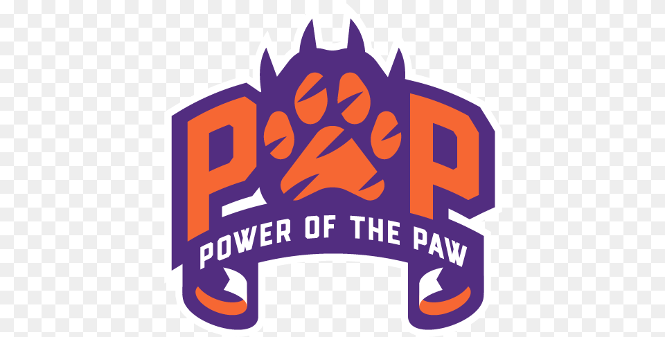 Power Of The Paw Clemson Alumni Basketball Tournament Power Of The Paw, Logo, Dynamite, Weapon, Badge Free Png
