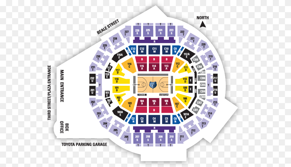 Power Packs Fedex Forum Terrace, Diagram, Floor Plan, Text Png Image