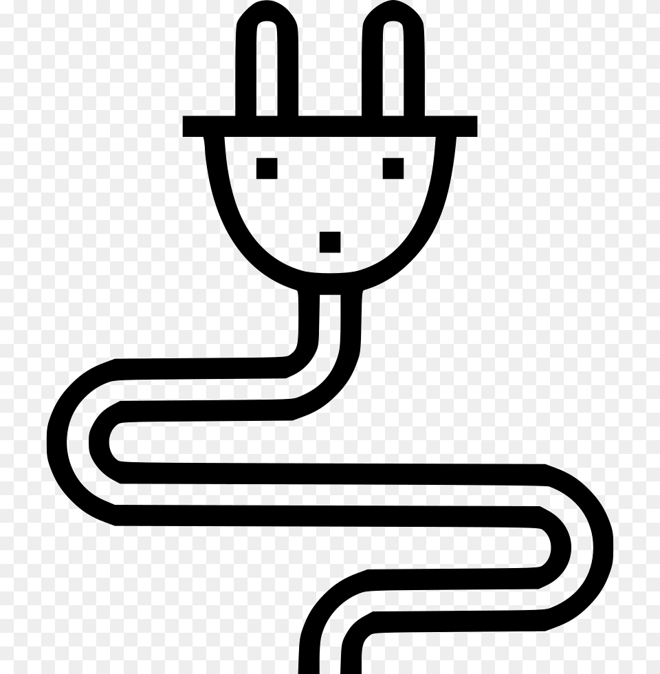 Power Plug Line Art, Adapter, Electronics Free Png