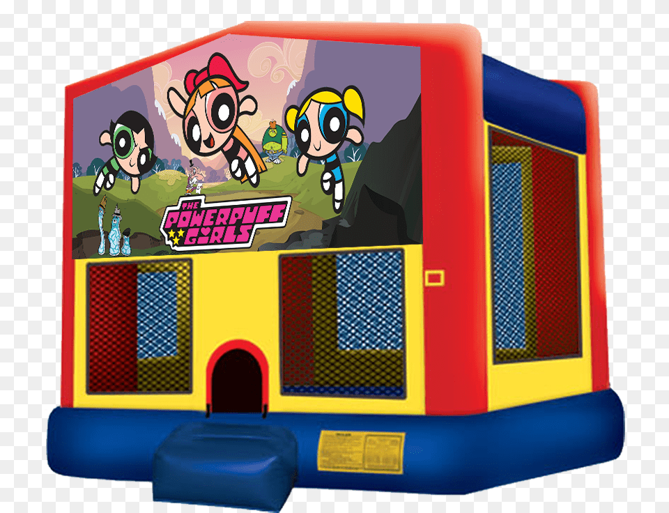 Power Puff Girls Bouncer Coco Bounce House, Baby, Person, Play Area, Face Free Transparent Png