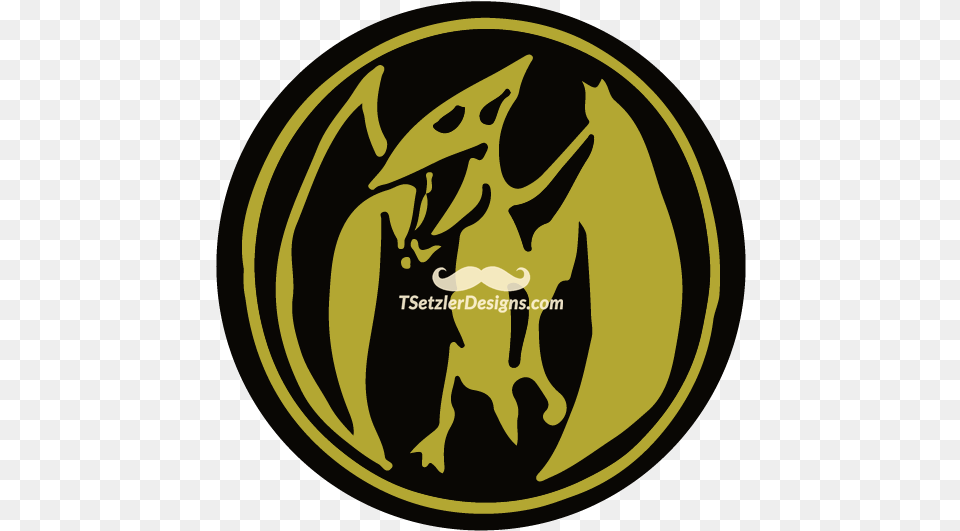 Power Ranger Logos U2013 Tsetzler Designs Gold Pterodactyl Power Ranger, Logo Free Png