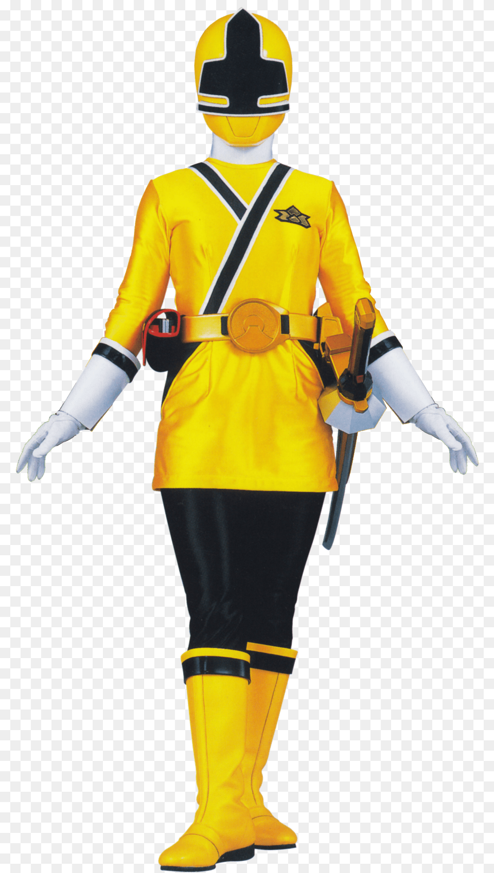 Power Ranger Samurai Yellow, Clothing, Costume, Person, Adult Png
