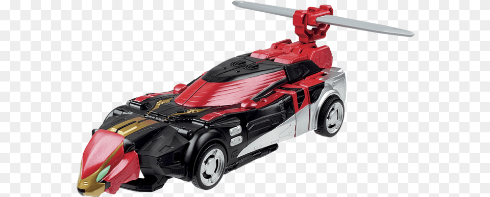 Power Rangers Beast Morphers Converting Racer Zord, Aircraft, Transportation, Vehicle, Helicopter Png Image