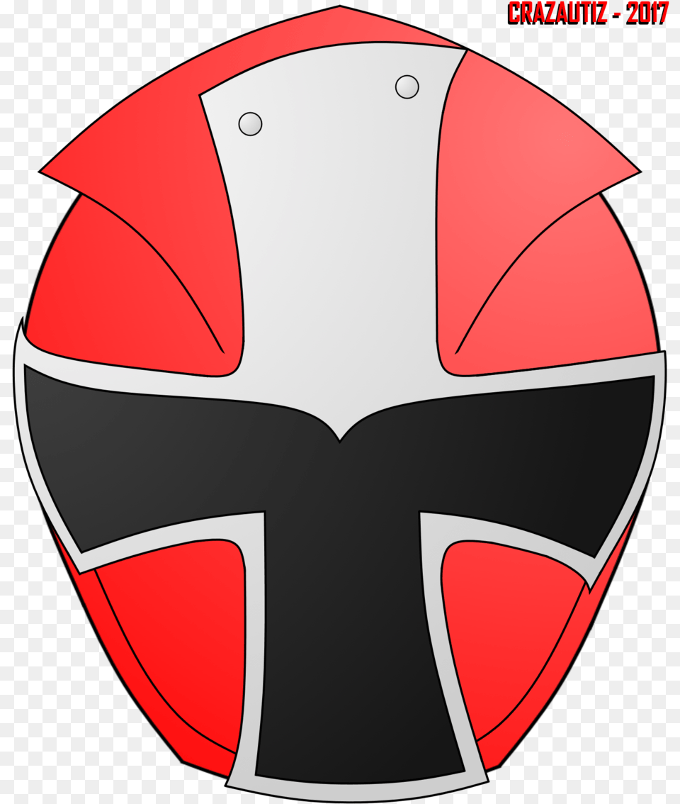 Power Rangers Clipart Red Power Ranger Ninja Steel Red Ranger Mask, Ball, Crash Helmet, Football, Helmet Free Png Download