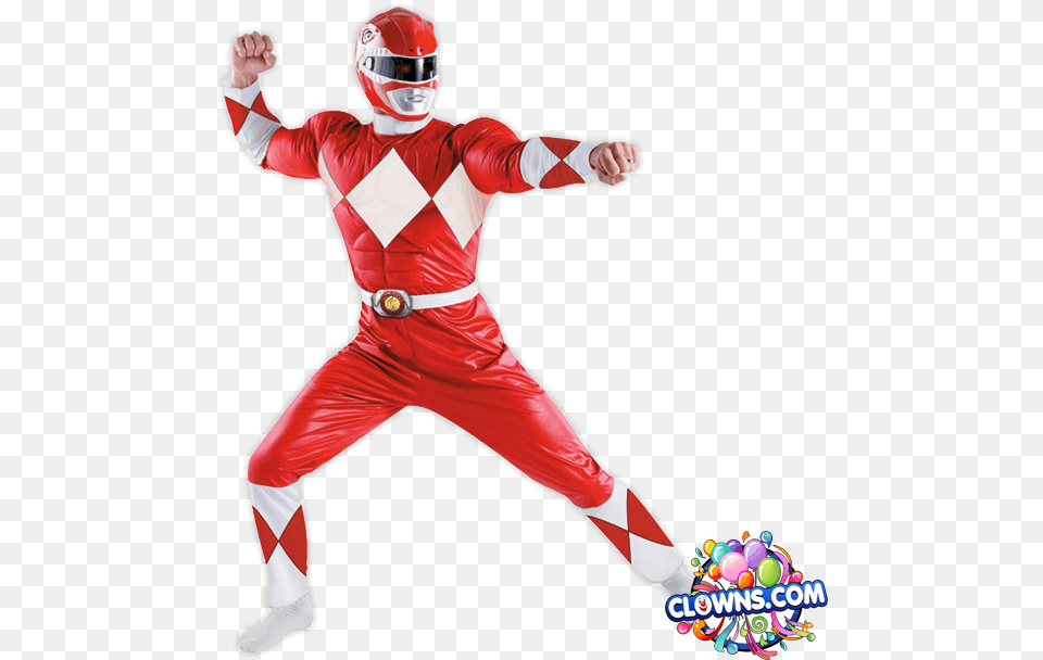 Power Rangers Clownsdotcom Power Rangers Costume, Adult, Clothing, Male, Man Free Transparent Png