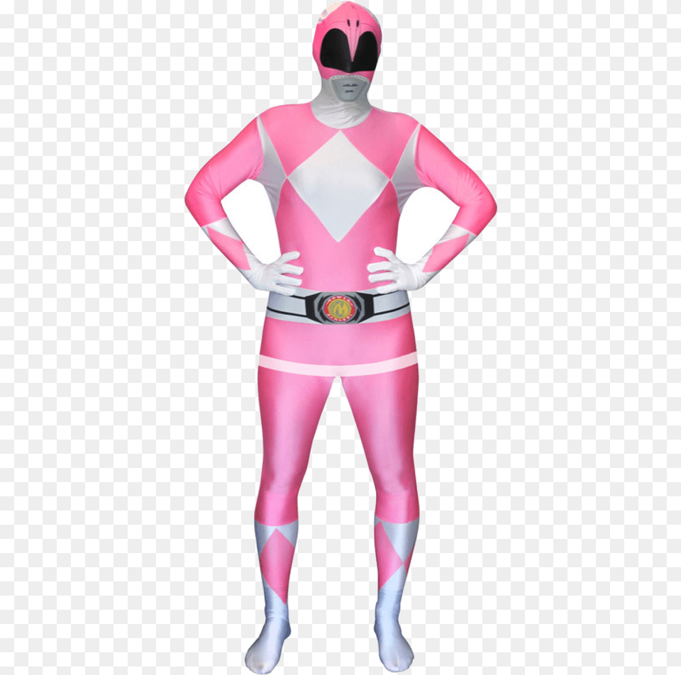 Power Rangers Costume Pink, Clothing, Person, Spandex, Adult Free Png Download