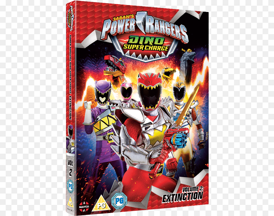 Power Rangers Dino Super Charge Power Rangers Ninja Steel Dvd, Book, Comics, Publication, Adult Png Image