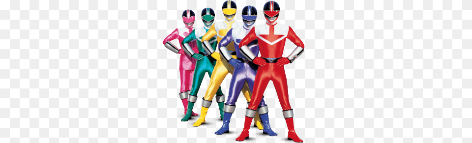 Power Rangers Five, Clothing, Spandex, Helmet, People Png Image