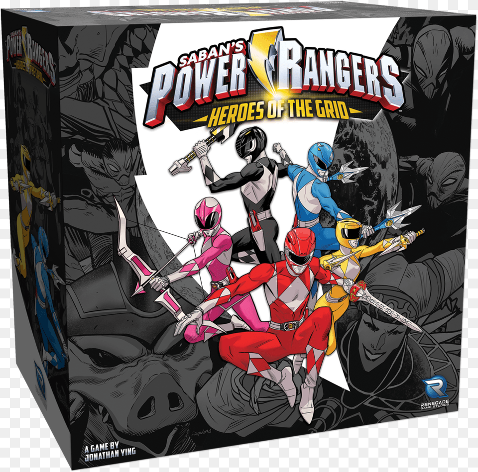 Power Rangers Hereos Of The Grid 3d Rgb, Publication, Book, Comics, Adult Png