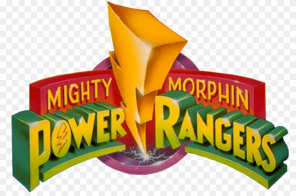 Power Rangers Logos Mighty Morphin Power Rangers Title, Dynamite, Weapon Free Png
