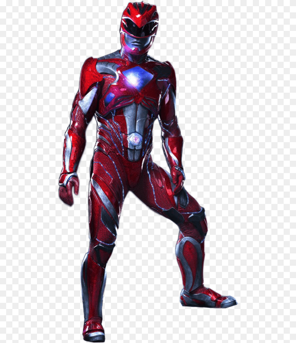 Power Rangers Movie Power Rangers Movie Red, Helmet, Adult, Male, Man Free Png