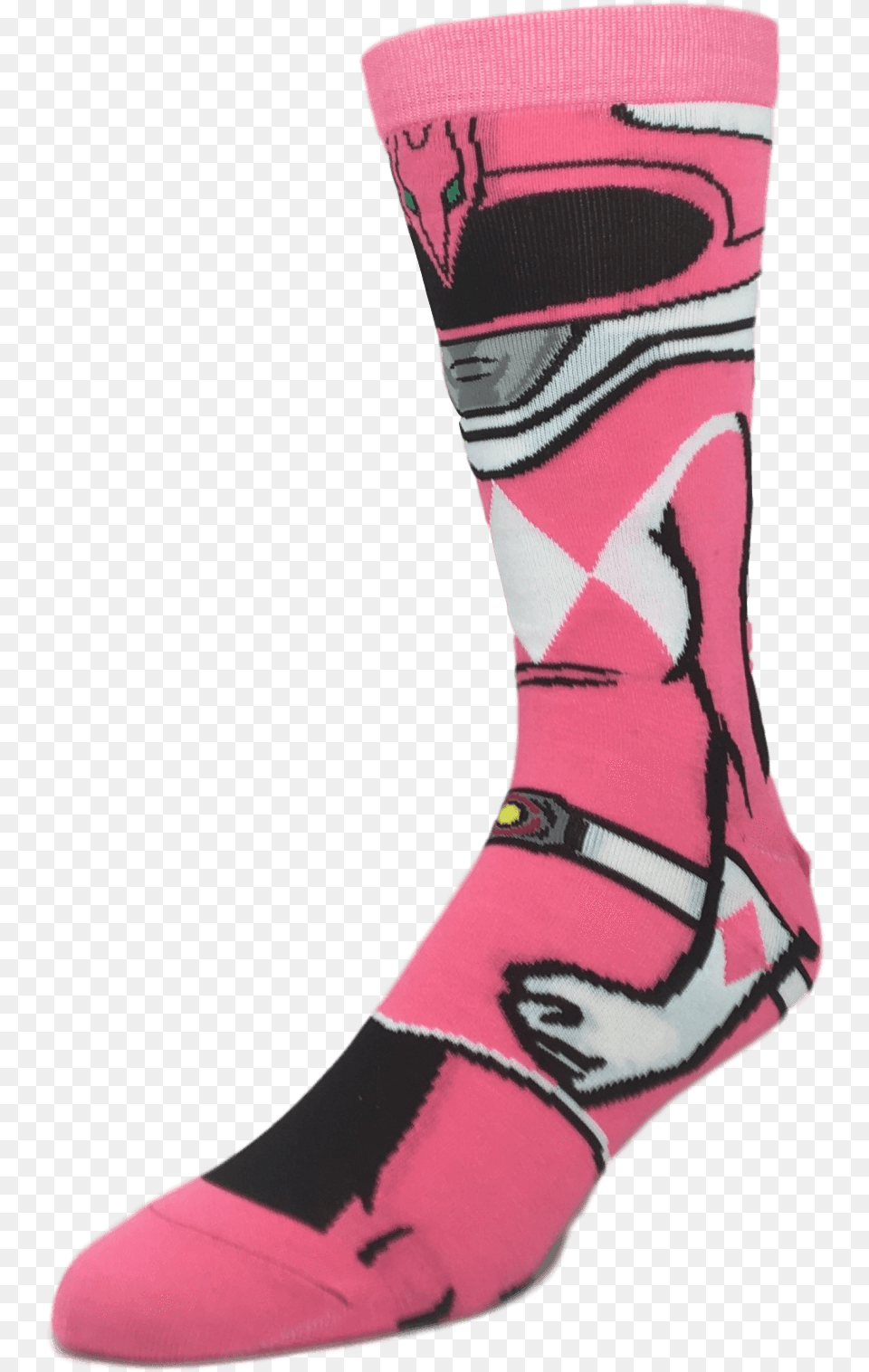Power Rangers Pink Ranger 360 Socksclass Sock, Clothing, Hosiery Png Image
